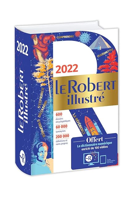 Portada de Le Robert Illustré 2022 et Son Dictionnaire en Ligne