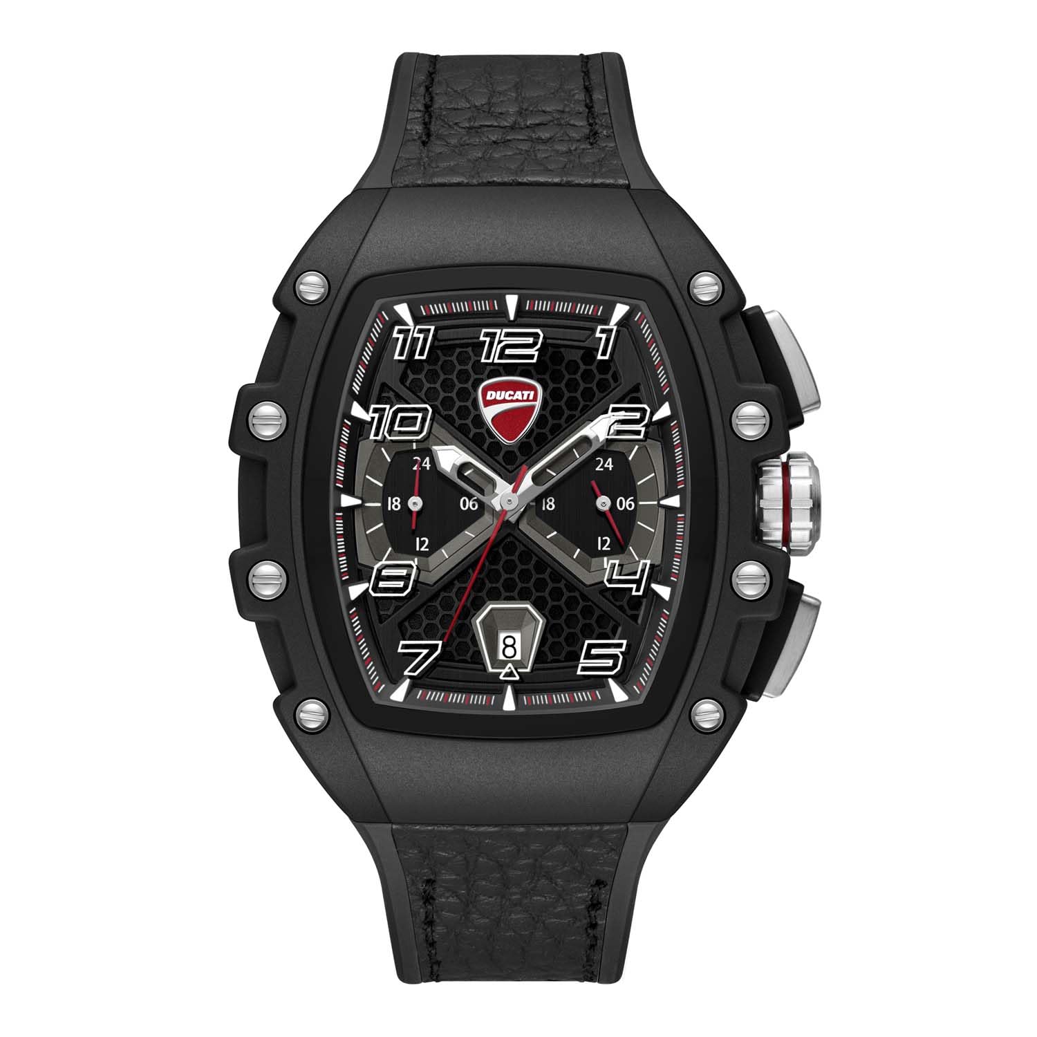 Extreme Sports Multifunction Analog Quartz Men's Watch with Silicone Strap-image-37