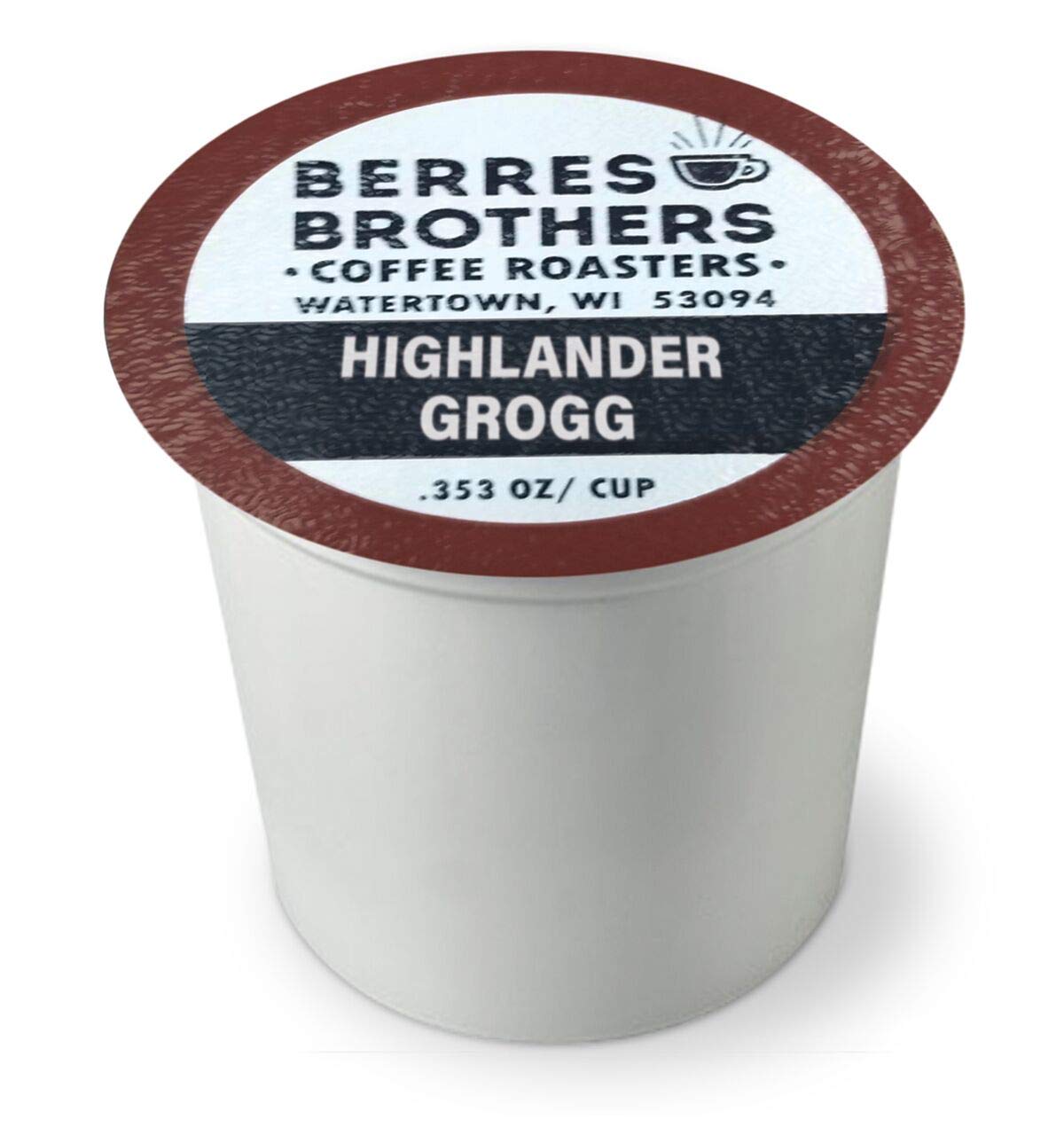 Berres Brothers Highlander Grogg Flavored Coffee – 72 LOOSE Count Single Serve Pods for Keurig K-Cup Makers – Medium Roast, Caffeinated