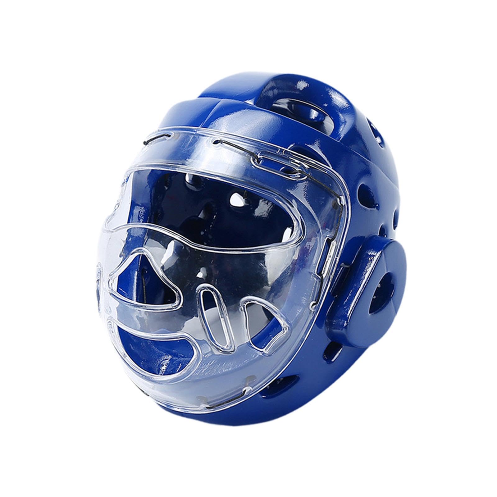 Casco de Karate, Práctico Casco de Taekwondo para Kickboxing, Grappling Y Karate XL Rojo