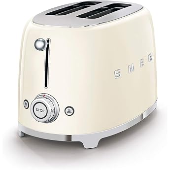 Smeg TSF01CREU Toaster for Two Slices TSF01CREU-cream, Cream