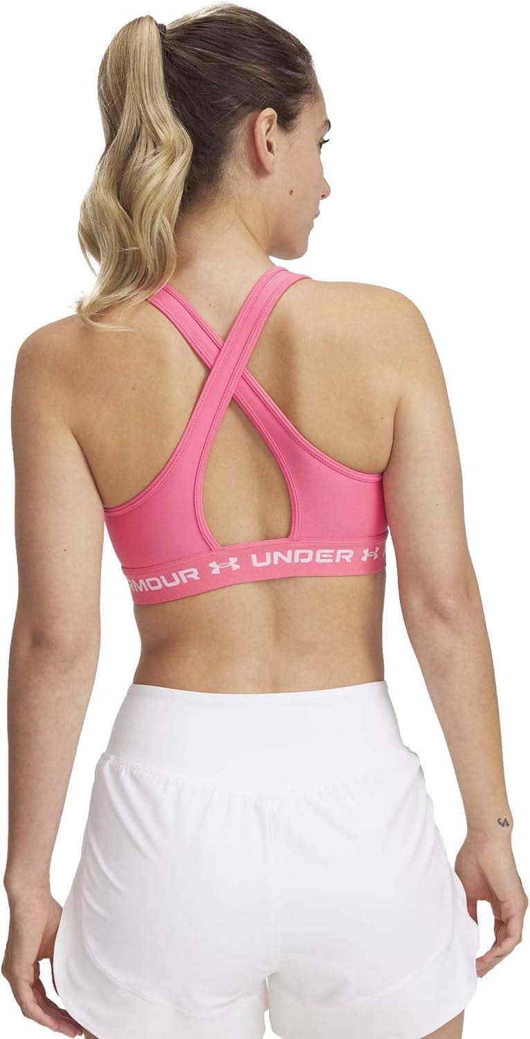 Under Armour Women’s Crossback Mid Impact Sports Bra - Image 2