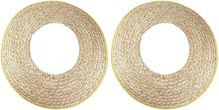 HOMSFOU 2 Pcs Straw Hard Hat Sun Shade Construction Helmet Sunshield Cover Safety Helmets Sun Protection Accessories for Workers