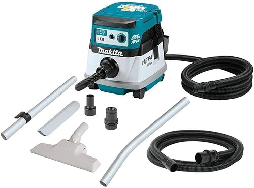 Miniatura 2 de Makita XCV08Z 36V (18V X2) LXT Extractor de polvo seco sin escobillas de 2.1 galones con filtro HEPA de 2.1 galones, AWS, solo herramienta