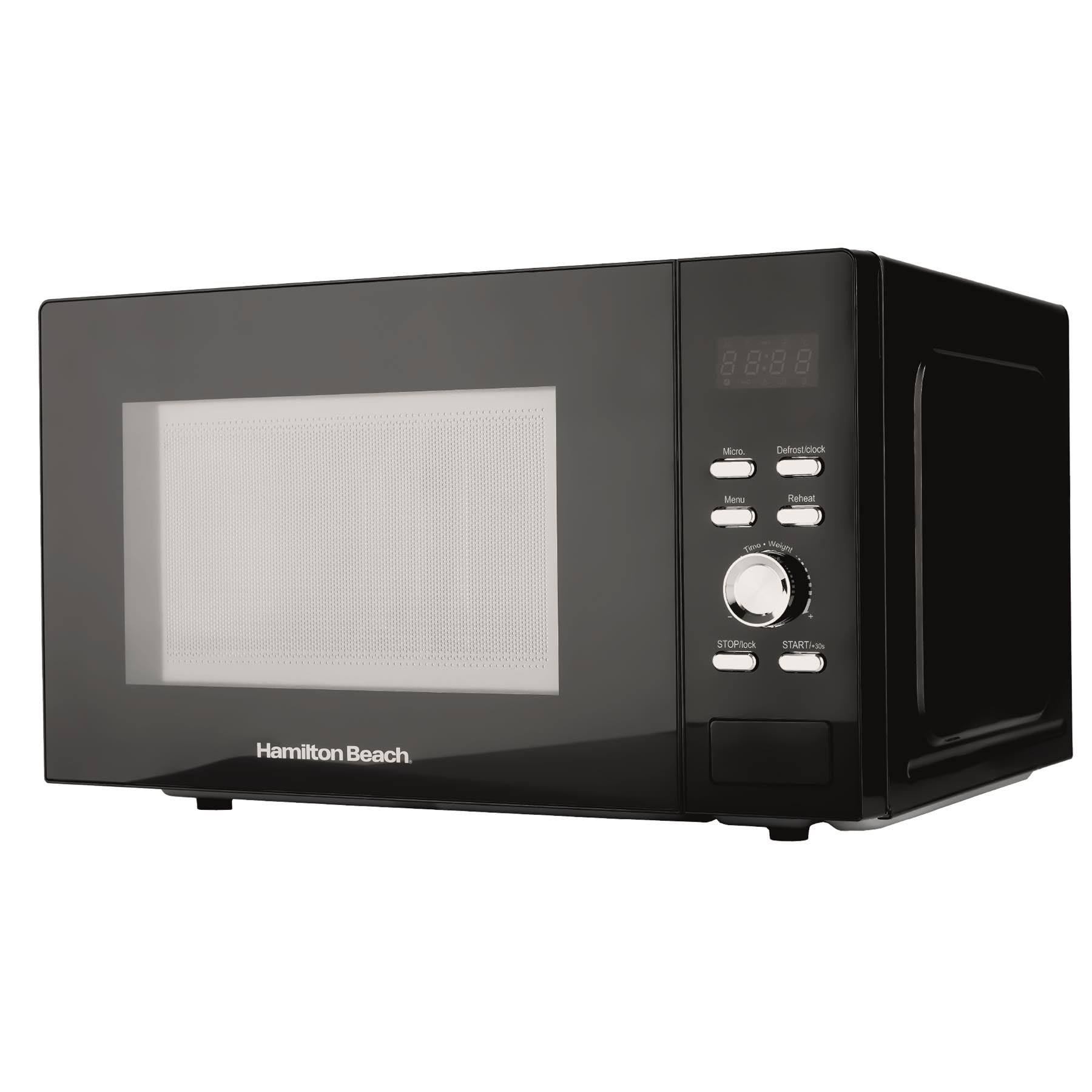 Hamilton Beach Microwave, 30L, 950W, Family-Size, Digital Controls, 8 Pre-Set Programs, 5 Power Levels, Large Capacity, Defrost Function, Child Lock, Black - HB30FUXP04