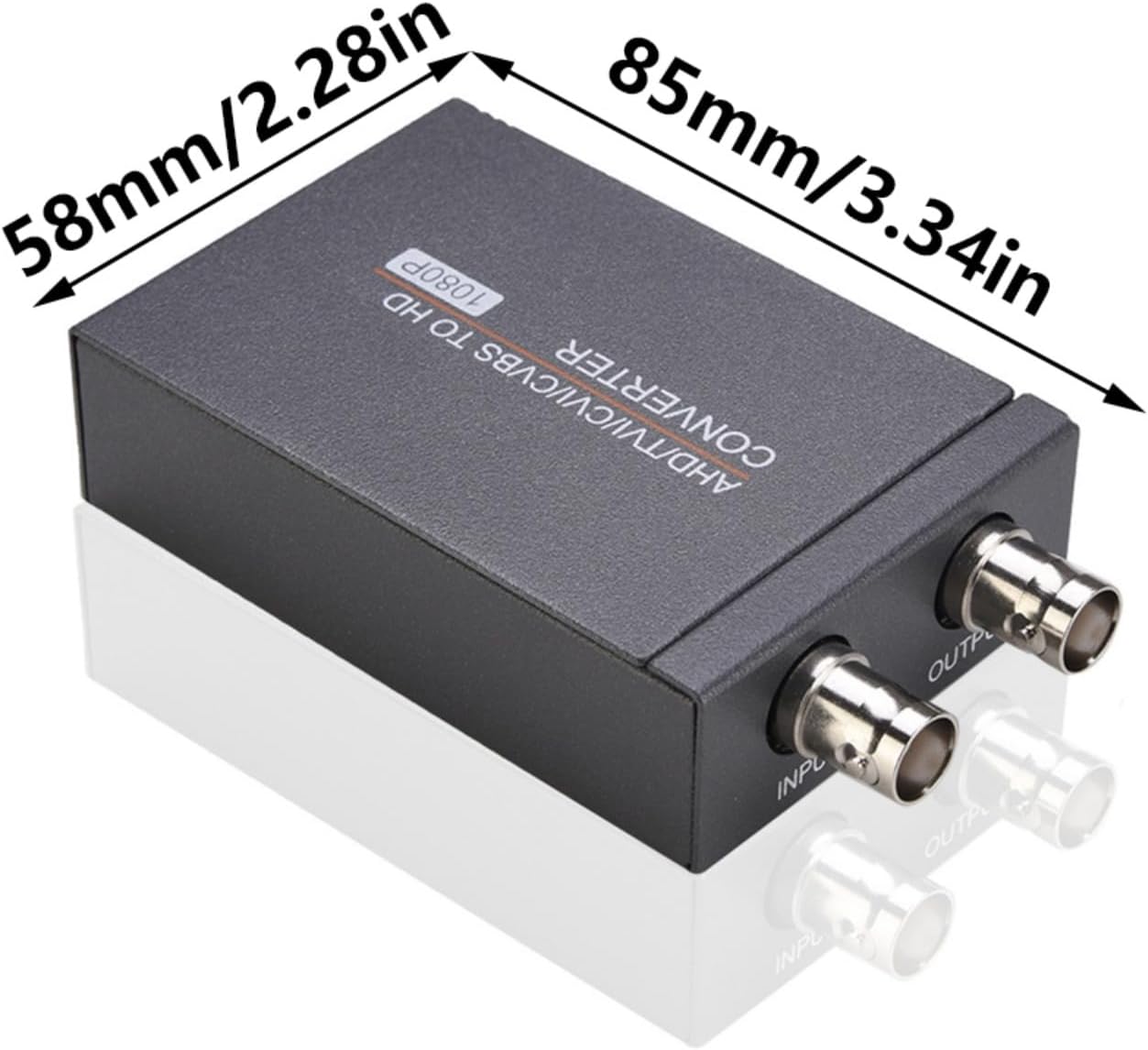 To HDMI互換コンバータは、AHD CVI TVIs CVBS入力をCrisps 1080P信号に変換します BNC 【モバイル】 T