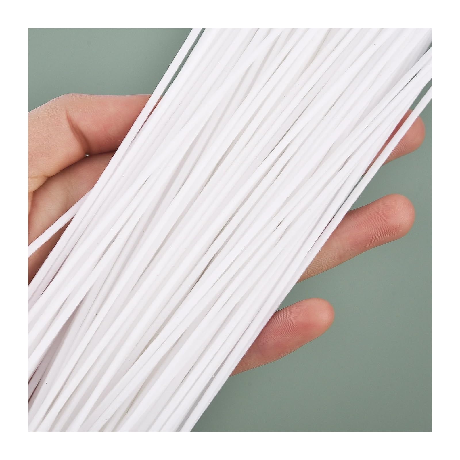 Kerzendocht 50/100 Stücke Gewachste Baumwolle Kern Kerze Dochte Set Rauchfrei for DIY Soja Wachs Gewebt Kerosin(18cm 100pcs)