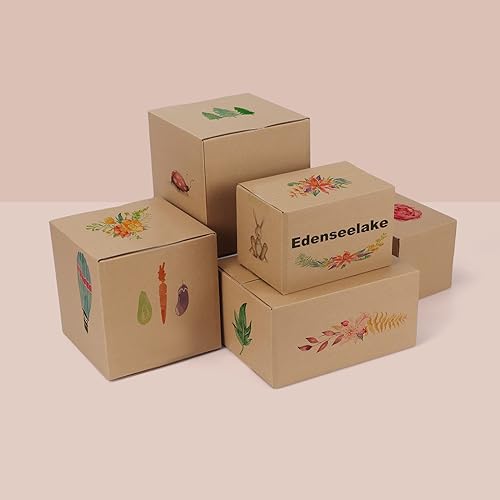 Miniatura 6 de Edenseelake Paquete de 40 cajas de envío de 6 x 6 x 6 pulgadas, cajas de cartón pequeñas para embalaje, mudanza, correo, color marrón