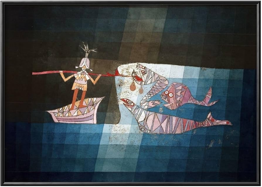 Amazon.co.jp: パウル クレー 船乗りの戦闘場面 A3 サイズ おしゃれ