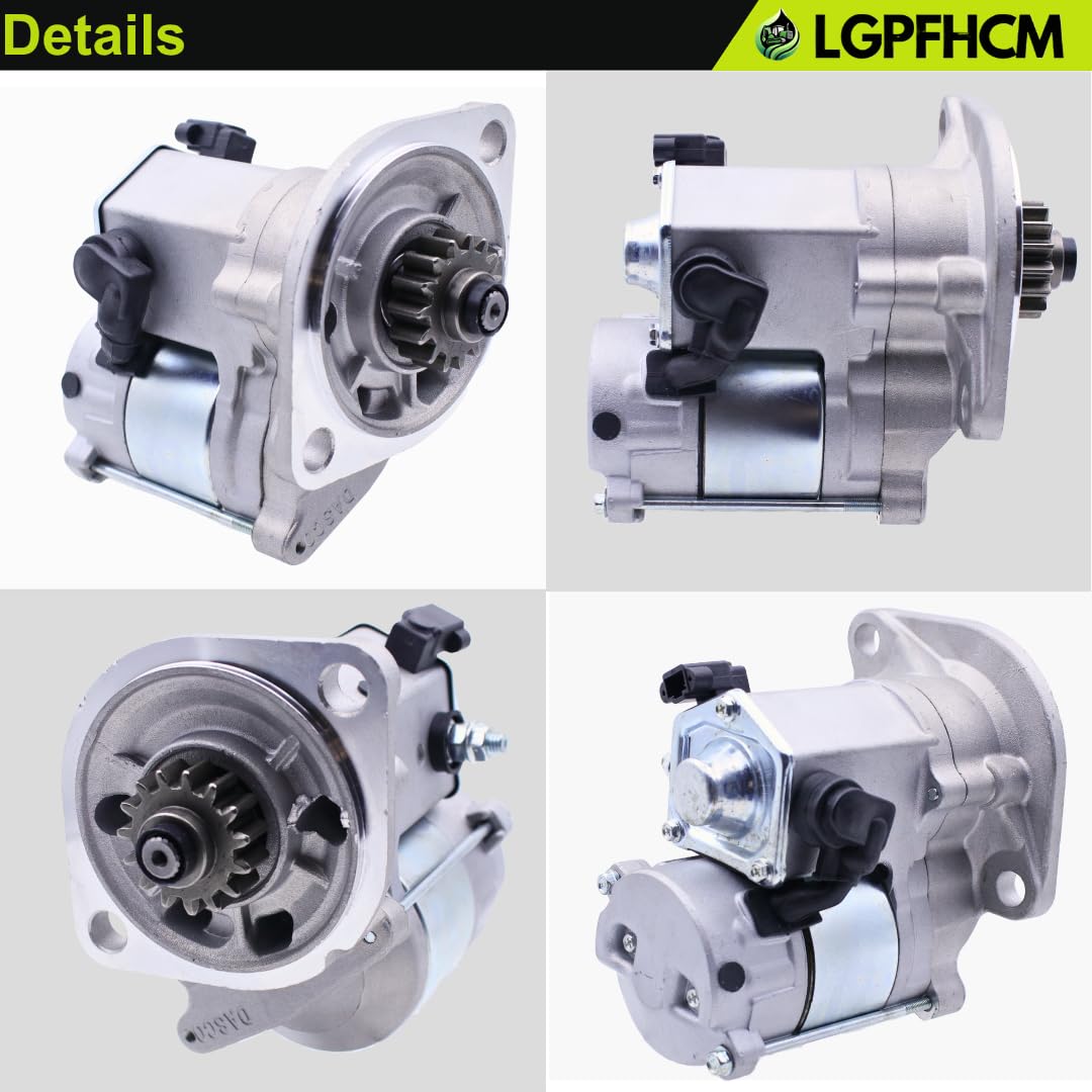 129129-77010 13T 1.4KW Starter Motor for Yanmar Engine Industrial 3TN84 4TNE88 for John Deere 3014 3015 4019 4020 3320 3235 3520 3720 4210 4310#129407-77010 AM876435 228000-3732 AM876435 AM878415