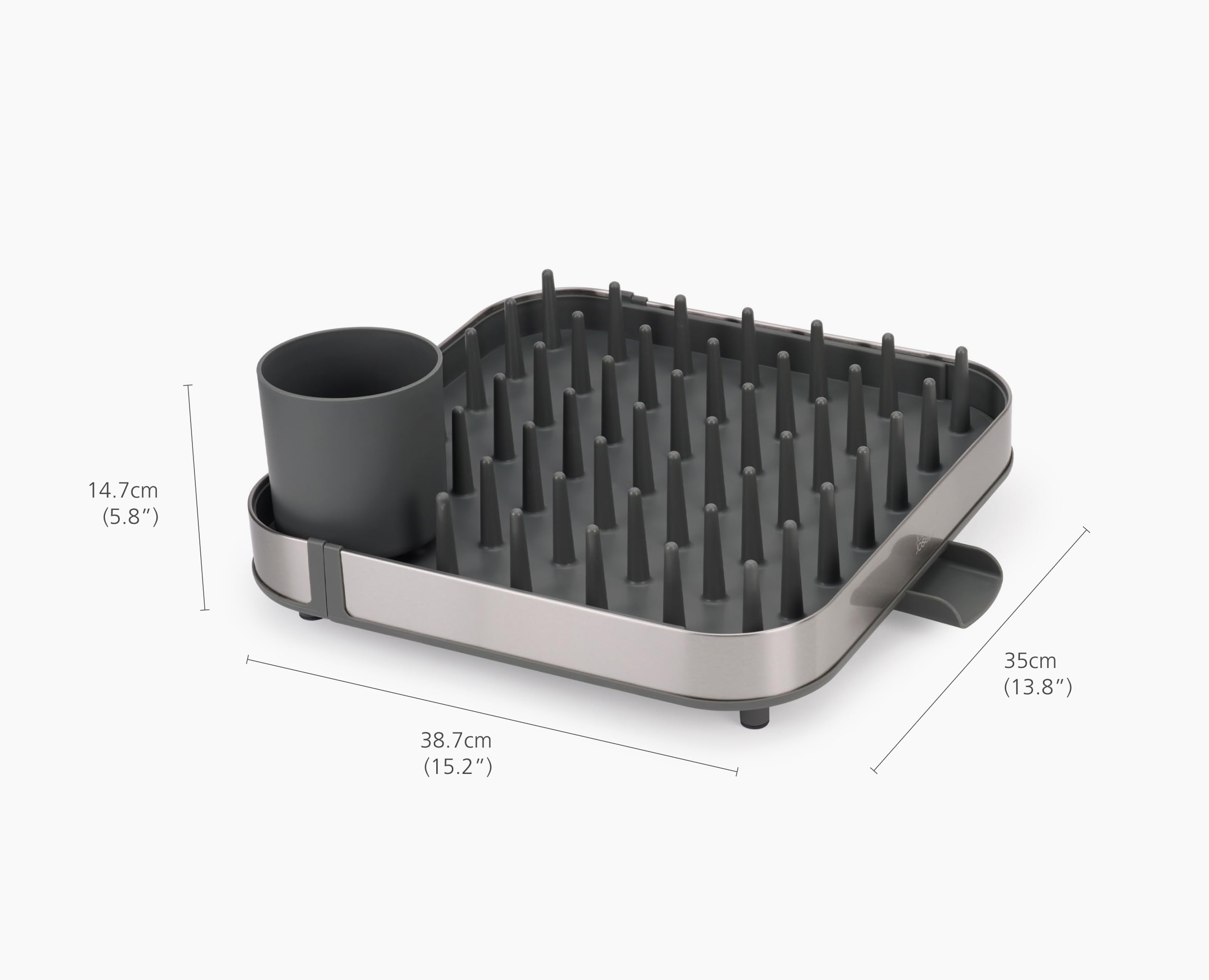 Joseph Joseph Expanding Dish Drying Rack with Removable Silverware