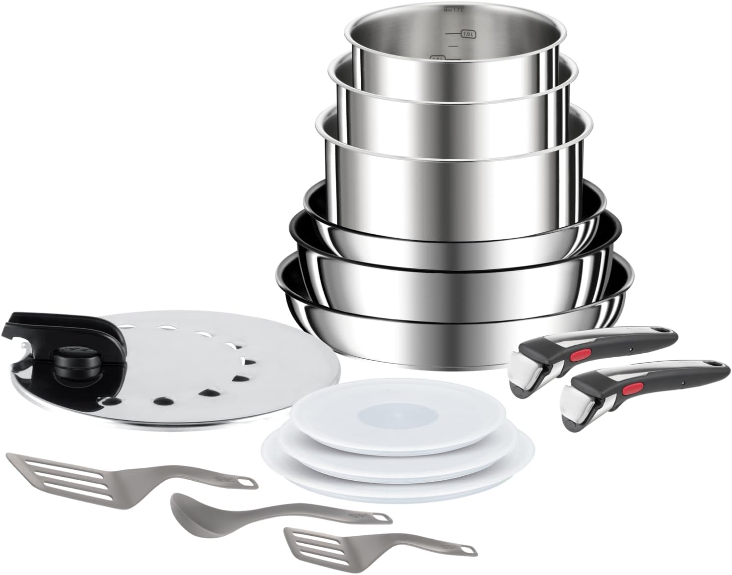 Tefal Ingenio Performance Batterie de Cuisine 10 pièces, Poêles