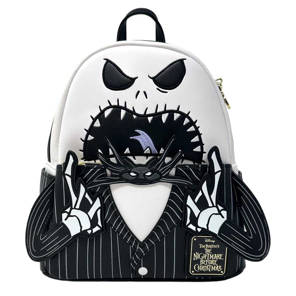 Exclusive - Disney Nightmare Before Christmas Angry Jack Skellington Mini Backpack, Black, Mini, Mini Backpack