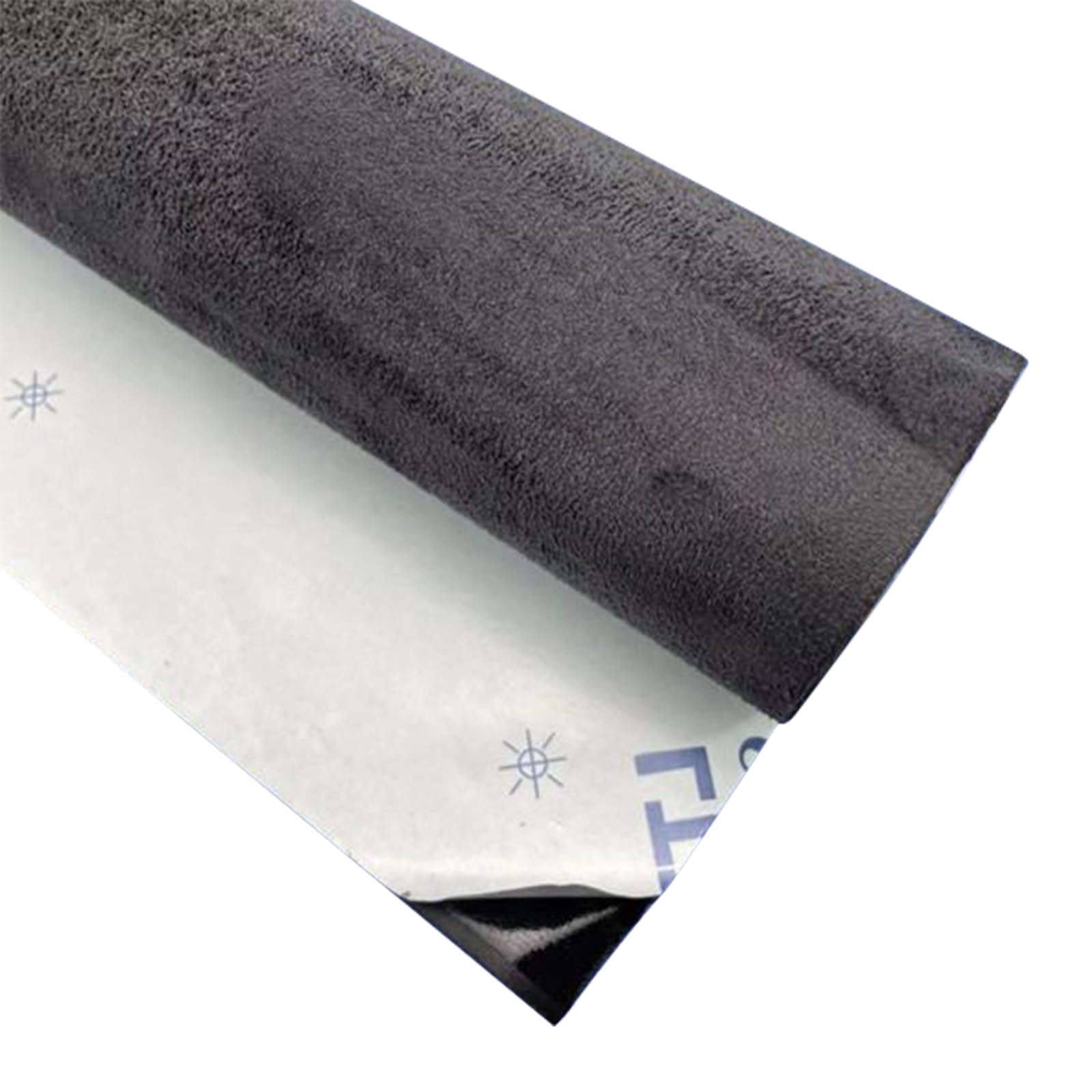 Self-adhesive Suede-look Automotive Film Wrap, High Elastic - 20 x 30 cm (Dark Gray) for Car, Sofa, Furniture Interiors