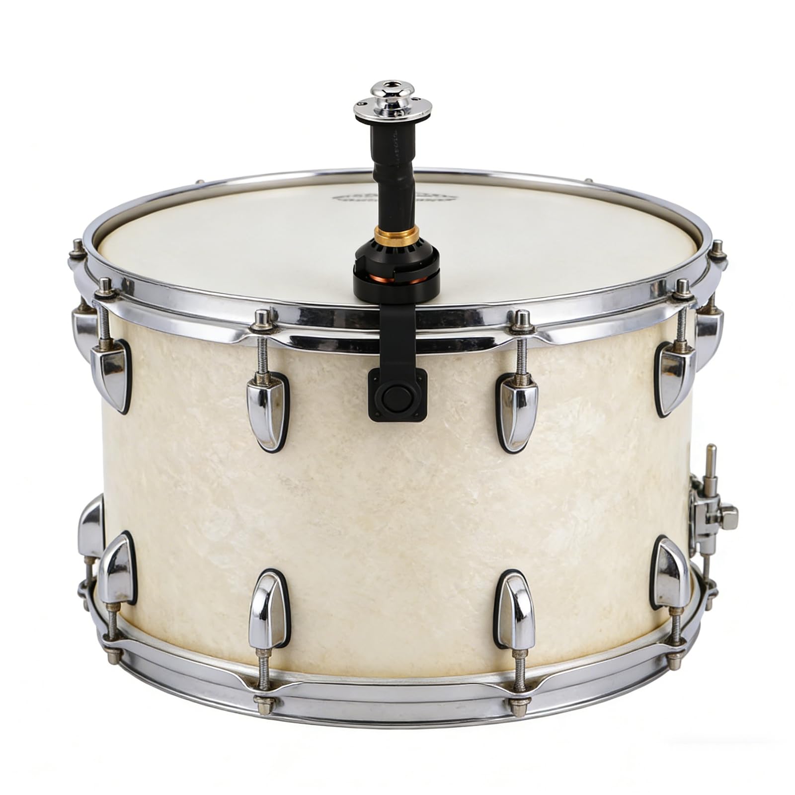 Tonabnehmer für Afrikanische Trommeln Cajon Kabelloser Metall Pickup 8,6cm Klangverstärker für Percussion Live Auftritte