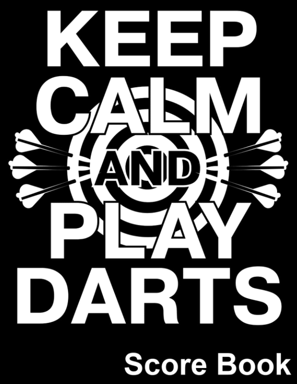 Darts Score Book: 8.5x11 120 Pages, Large Darts Game Record Book, Darts Score Sheet, Darts Score Keeper.