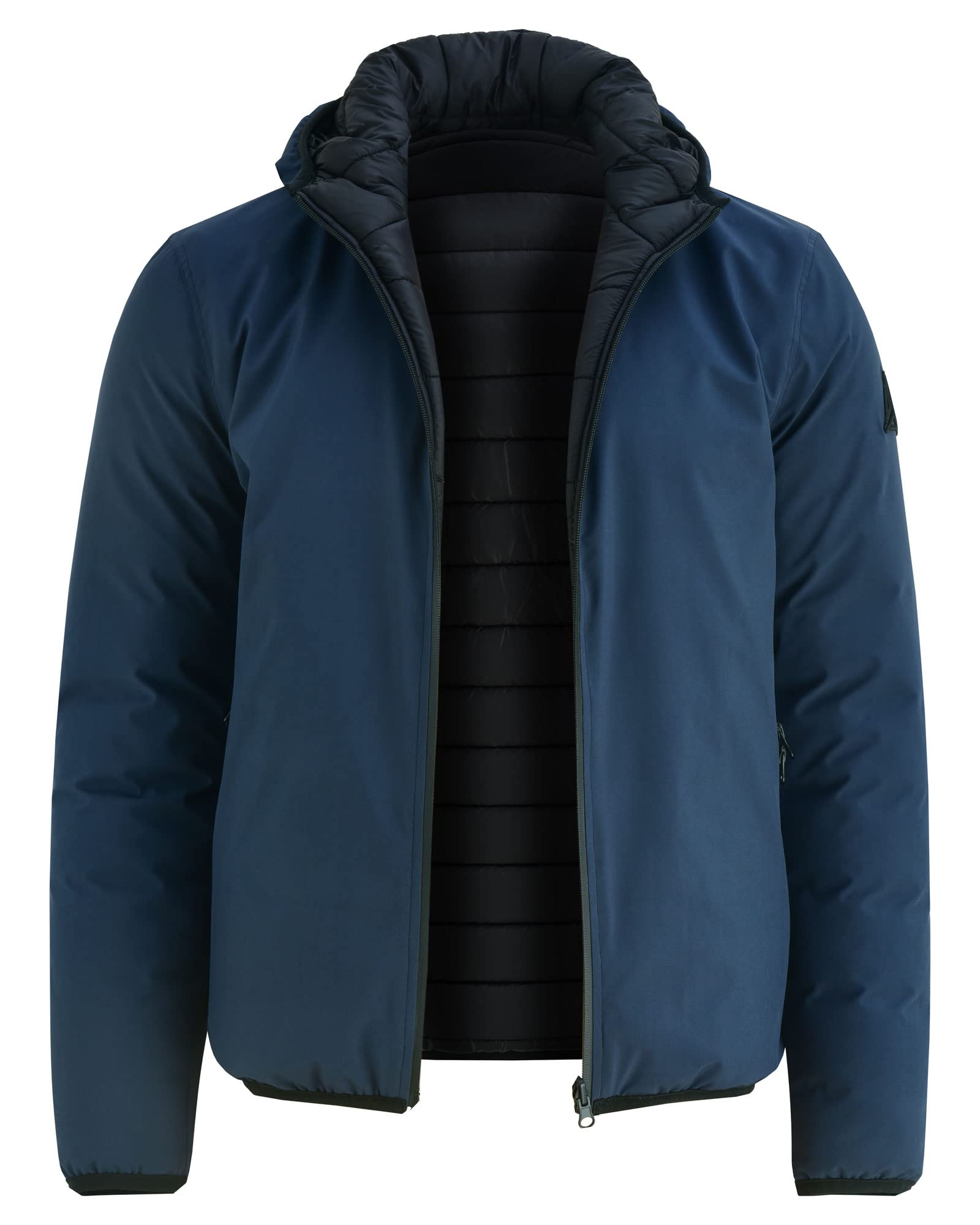 Ambick Bravo Veste matelassée réversible, rembourrée et isolée, légère et pliable pour homme