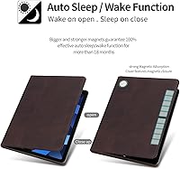 Vista 3 de Gexmil Funda de cuero para iPad (A16) de 11ª generación de 11 pulgadas 2025, iPad de 10ª generación de 10.9 pulgadas 2022, cubierta protectora