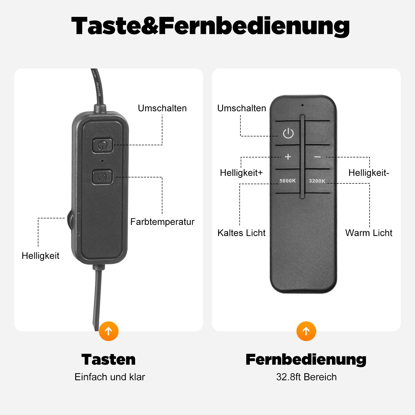 Półksiężyc lampa do tatuażu, lampa kosmetyczna, lampa do przedłużania rzęs i lampa kosmetyczna z uchwytem na telefon, regulacja 350°, temperatura barwowa 3200-5600 K, profesjonalna lampa