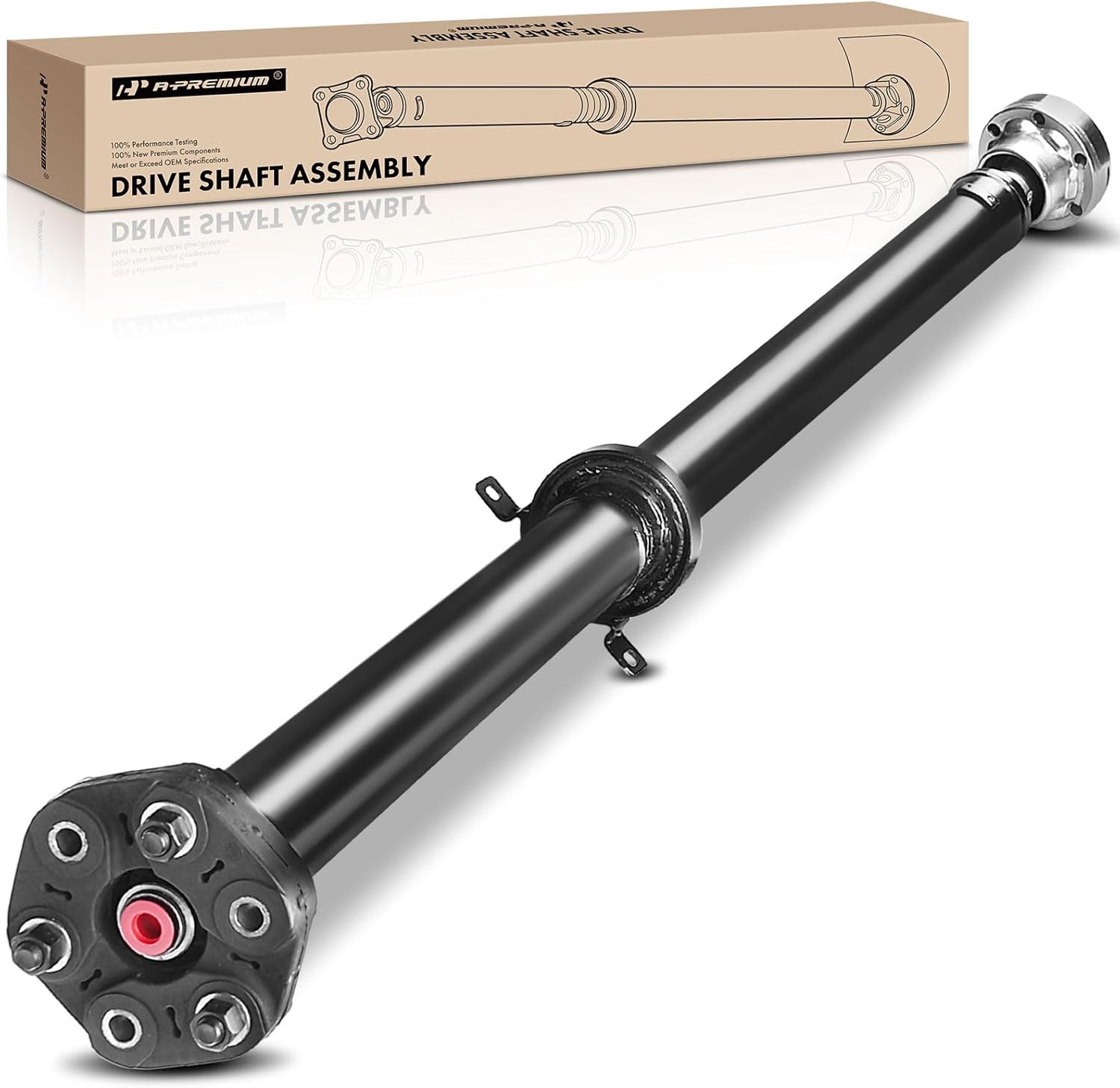 A-Premium Rear Drive Shaft Driveshaft Assembly Compatible with BMW X5 2004-2006 L6 3.0L, X5 2004-2006 V8 4.4L, E53 Series, [AWD, Automatic Transmission], Replace# 26107524364, 26107549298, Prop Shaft