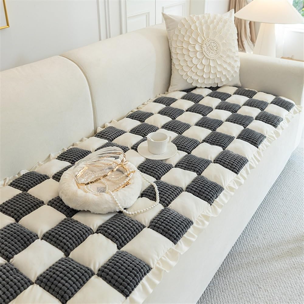 Coussin de siège de chaise protège canapé anti-tache coton