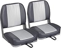 Vista 21 de 2 asientos Leader Accessories plegables, de respaldo bajo, para embarcación