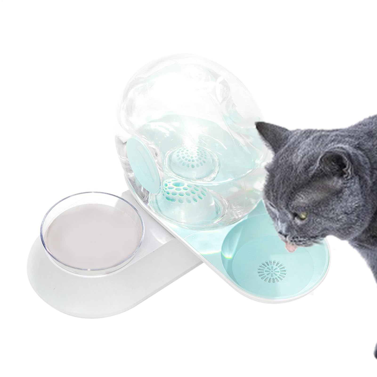 Dispensador automático de agua para perros con sistema antiderrames