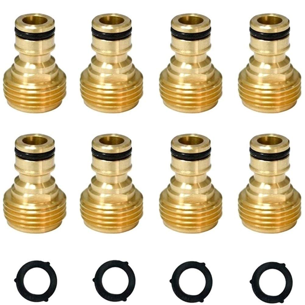 Tubo for innaffiare connettore rapido 3/4 di Pollice GHT Easy Connect Raccordo Maschio Solo (3/4 di Pollice 8PCS)