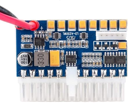 RGEEK 24pin DC ATX PSU 12V DC Input 250W Peak Output Switch DC-DC ATX Pico PSU Mini ITX PC Power