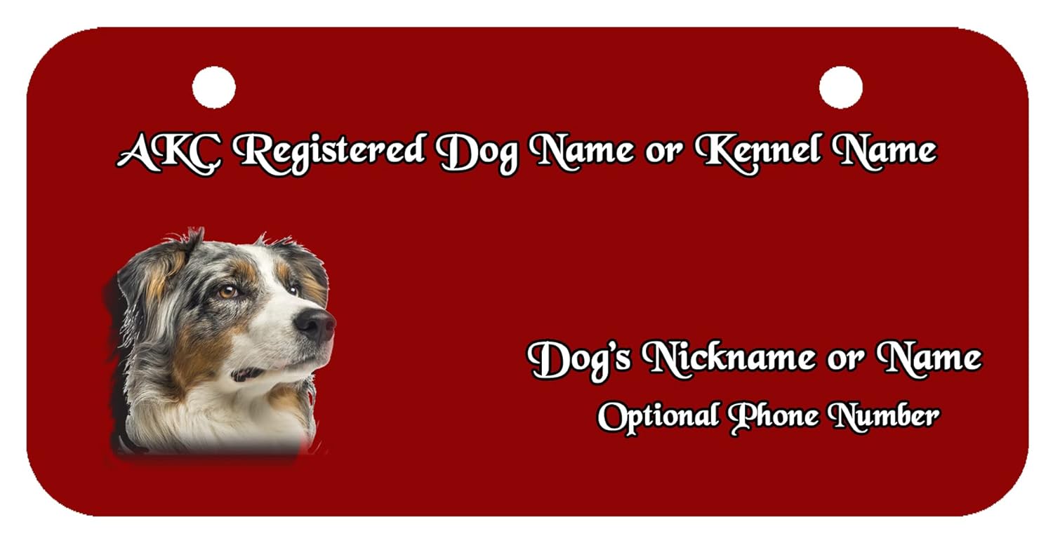 Personalized Dog Crate ID Tag Crate Tag Personalized