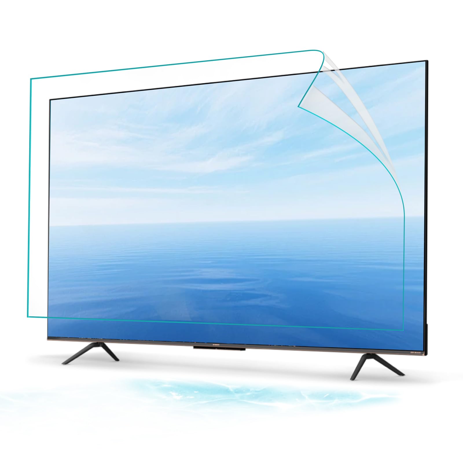 Protecteur d'écran TV 75 Pouces Anti-reflet Anti-UV Film Mat givré Protection des Yeux 1645x930mm