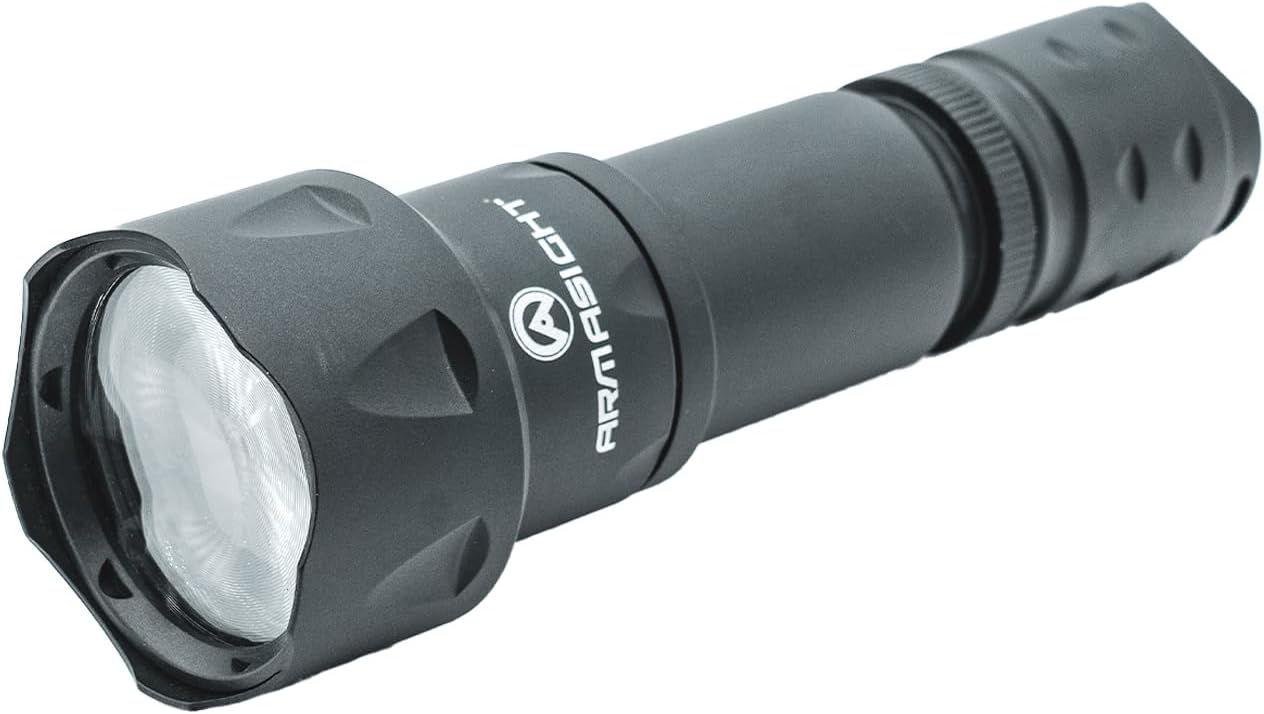 Armasight IR Flashlight Infrared Illuminator for Night Vision with Armasight Logo Sticker, Long Range 500+ Yards, Compact and Light Weight