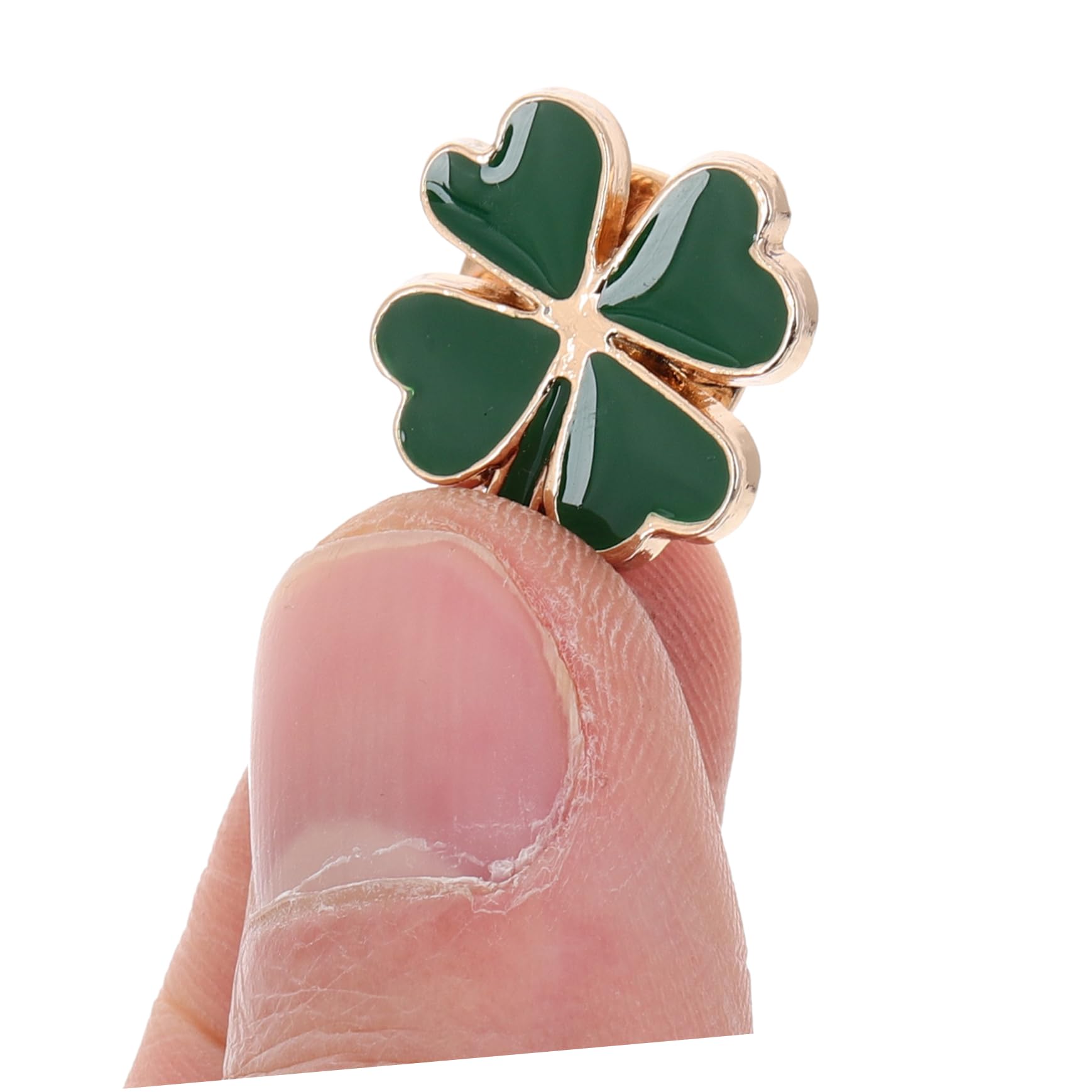 Vintage Kleeblatt Brosche Satz Emaille Anstecknadeln mit Vierblättrigem Kleeblatt Motiv Robuste Verarbeitung Grüne Party Accessoires für Damen zum St Patrick’s Day