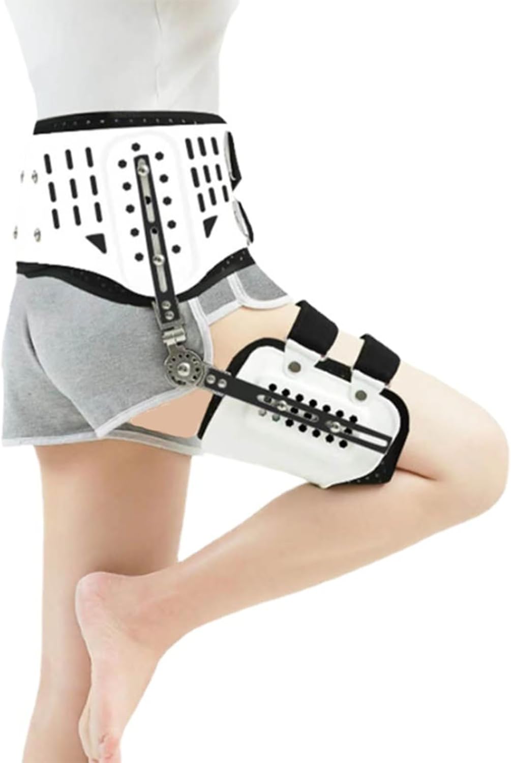 SFKLYU Orthopedic Hip Brace Adjustable Hinged Hip Joint Abduction Orthosis Leg Brace Hip Abduction Orthosis Hip Joint Support Hip Stabiliser Corrector,Right