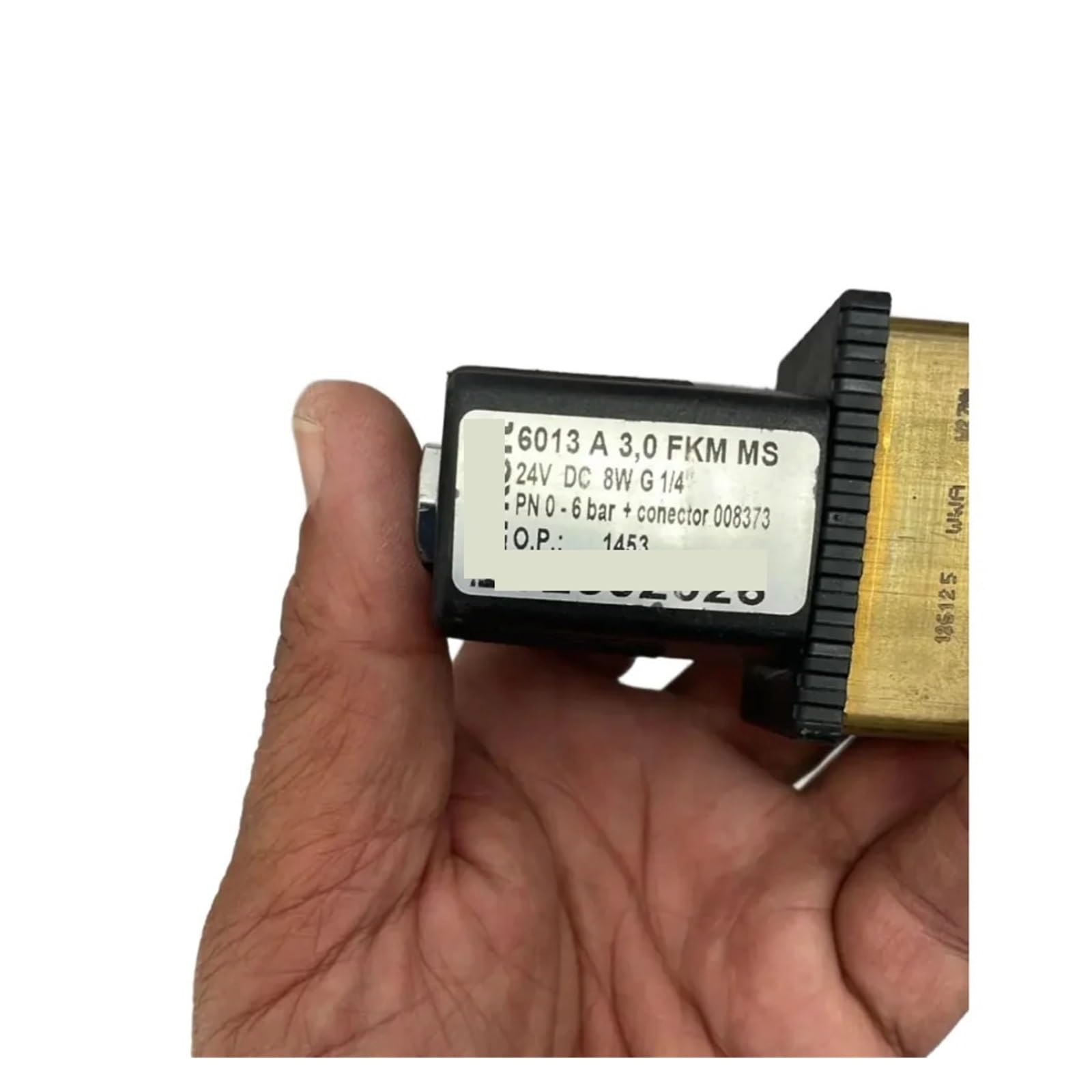 92502026 6013A 3.0 Elettrovalvola FKM 24VDC G1/4 Corpo in ottone