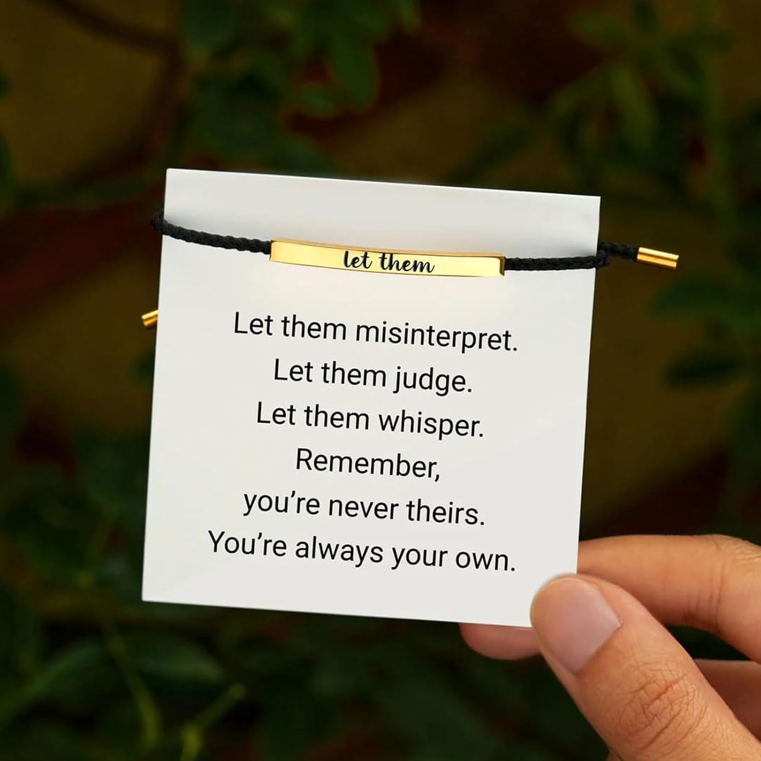 Frodete Let Them Bracelet for Women Adjustable Braided Rope Handmade Engraved Bracelet Inspirational Bracelets Jewelry Gifts - Image 8