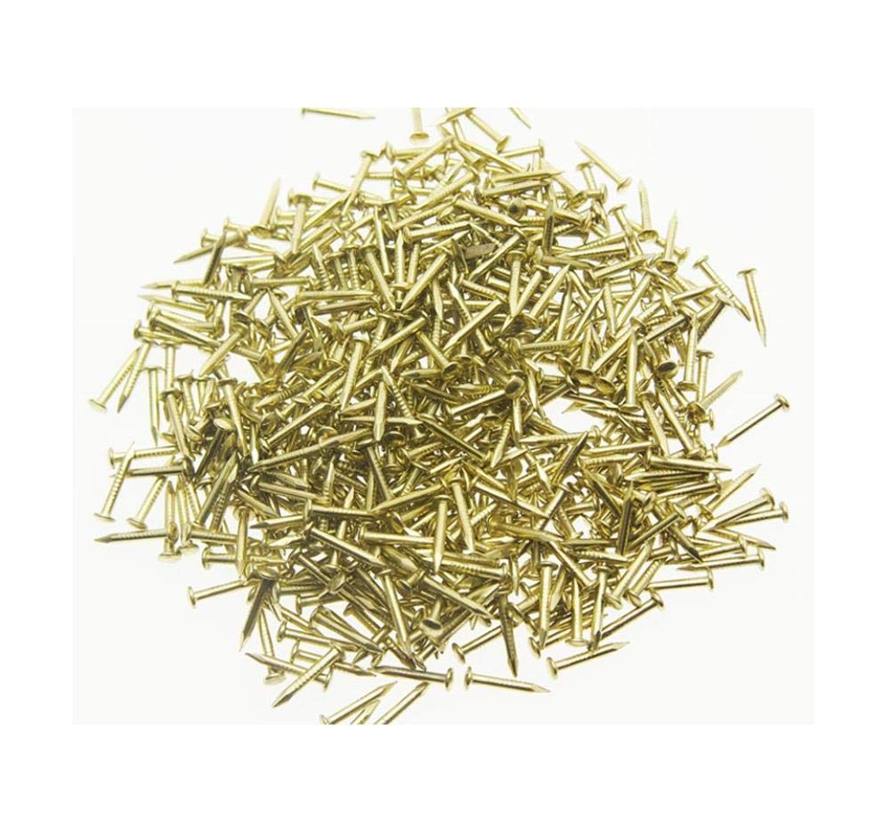 Cabeza redonda y plana, Clavos de cabeza redonda acero al carbono, paquetes 10 mm x 1,2, 30 g, 250, 500, for muebles hormigón(500 G)