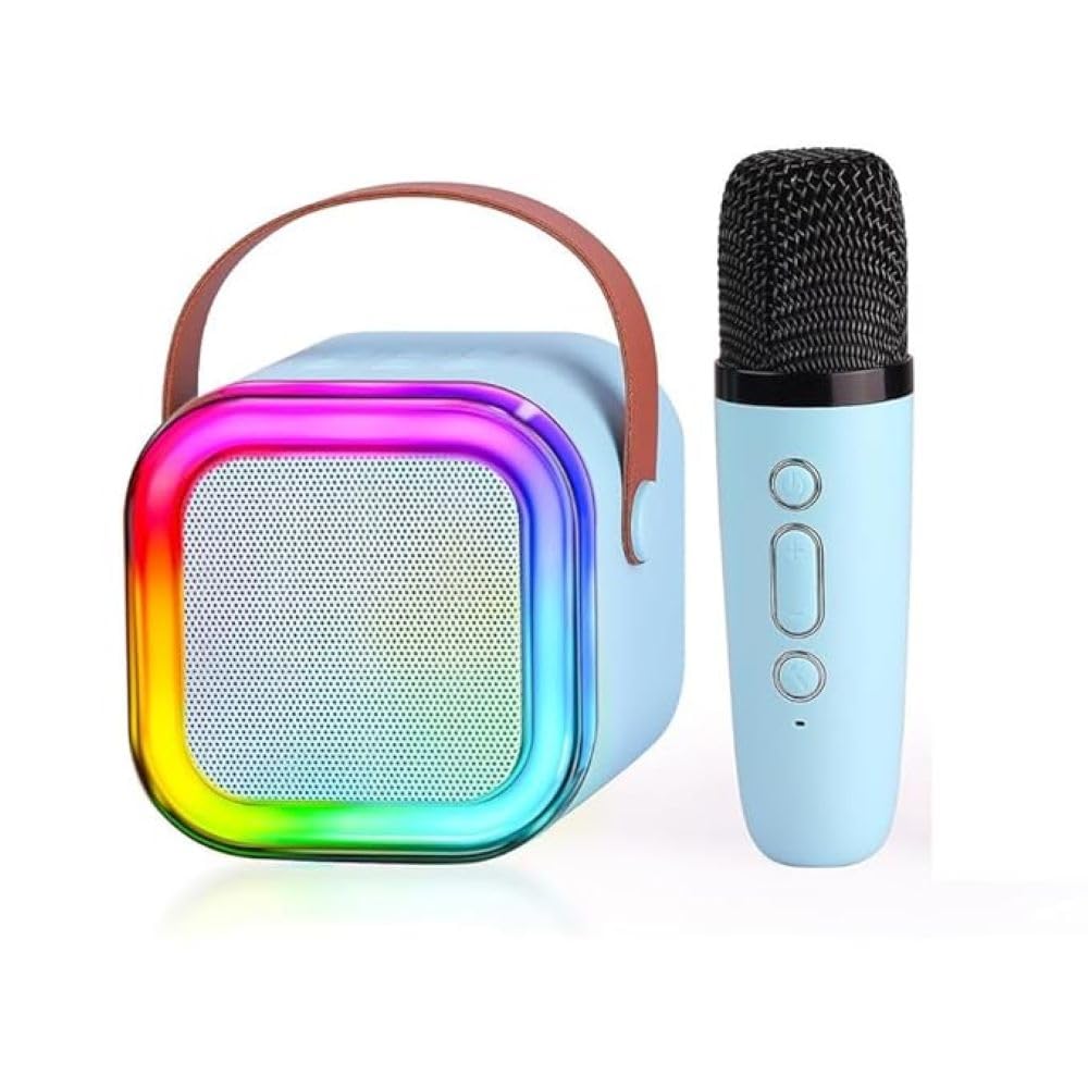 See full amazon price history chart for Colorful Bluetooth Speaker with Karaoke Mic System for Home Singing Magic Ai Voice Changer Portable Mini Wireless Speaker with Mike for House Parties Birthday Gifts Events (Retro Jam)- Multicolour Colorful Bluetooth Speaker with Karaoke Mic System for Home Singing Magic Ai Voice Changer Portable Mini Wireless Speaker with Mike for House Parties Birthday Gifts Events (Retro Jam)- Multicolour (B0CWRT6KTZ) Amazon Price History, Amazon Price Tracker