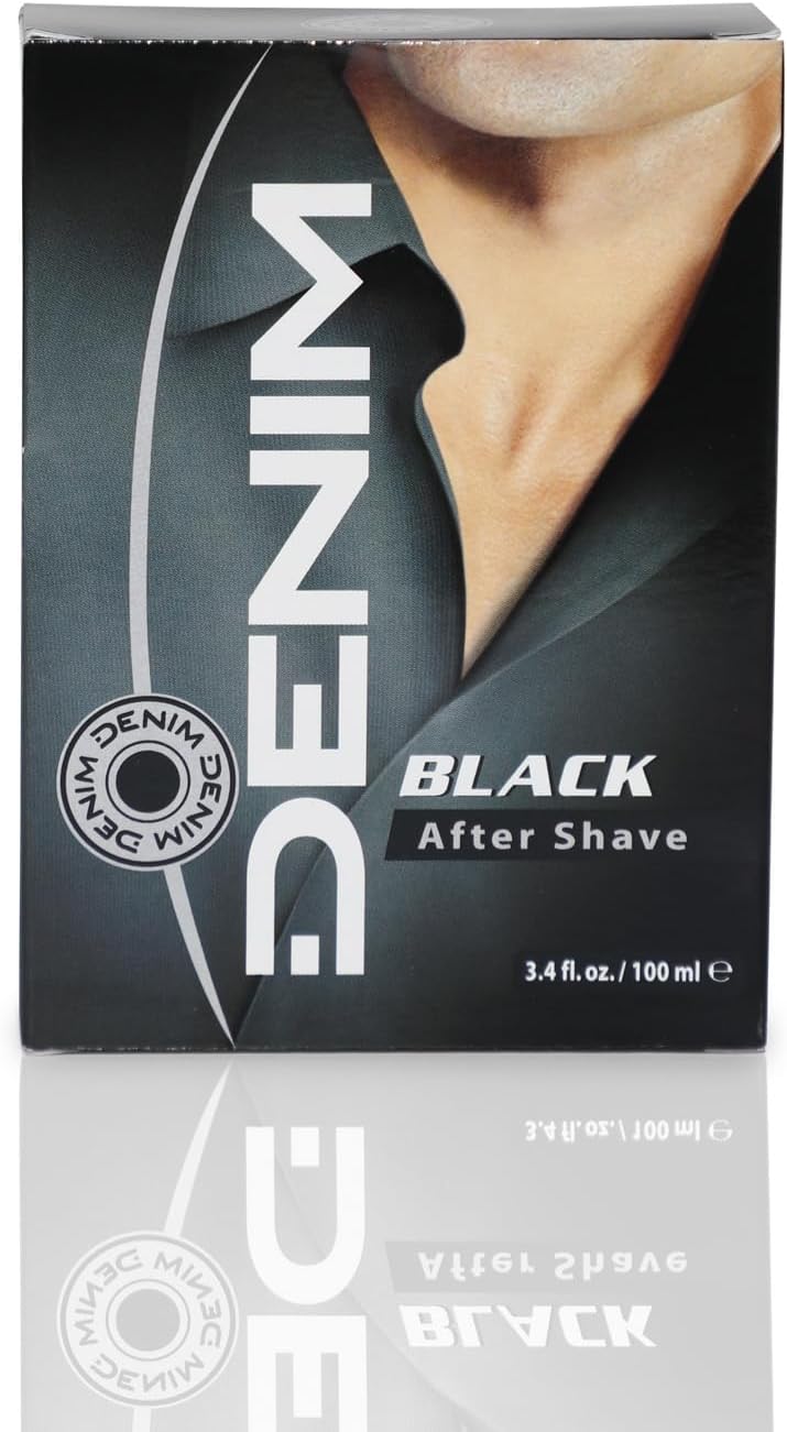 Denim Black After Shave For Men, Original, 100 ml