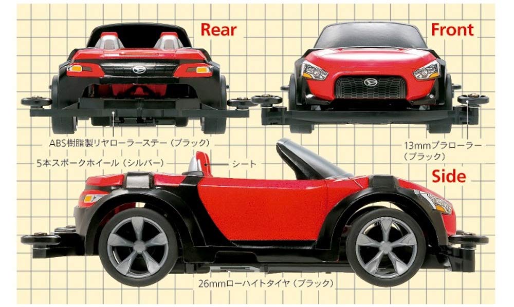 ミニ四駆　全塗装　コペン　未走行　全てタミヤ純正品　おまけでリゼロ付けます mini4k-18082.jpg