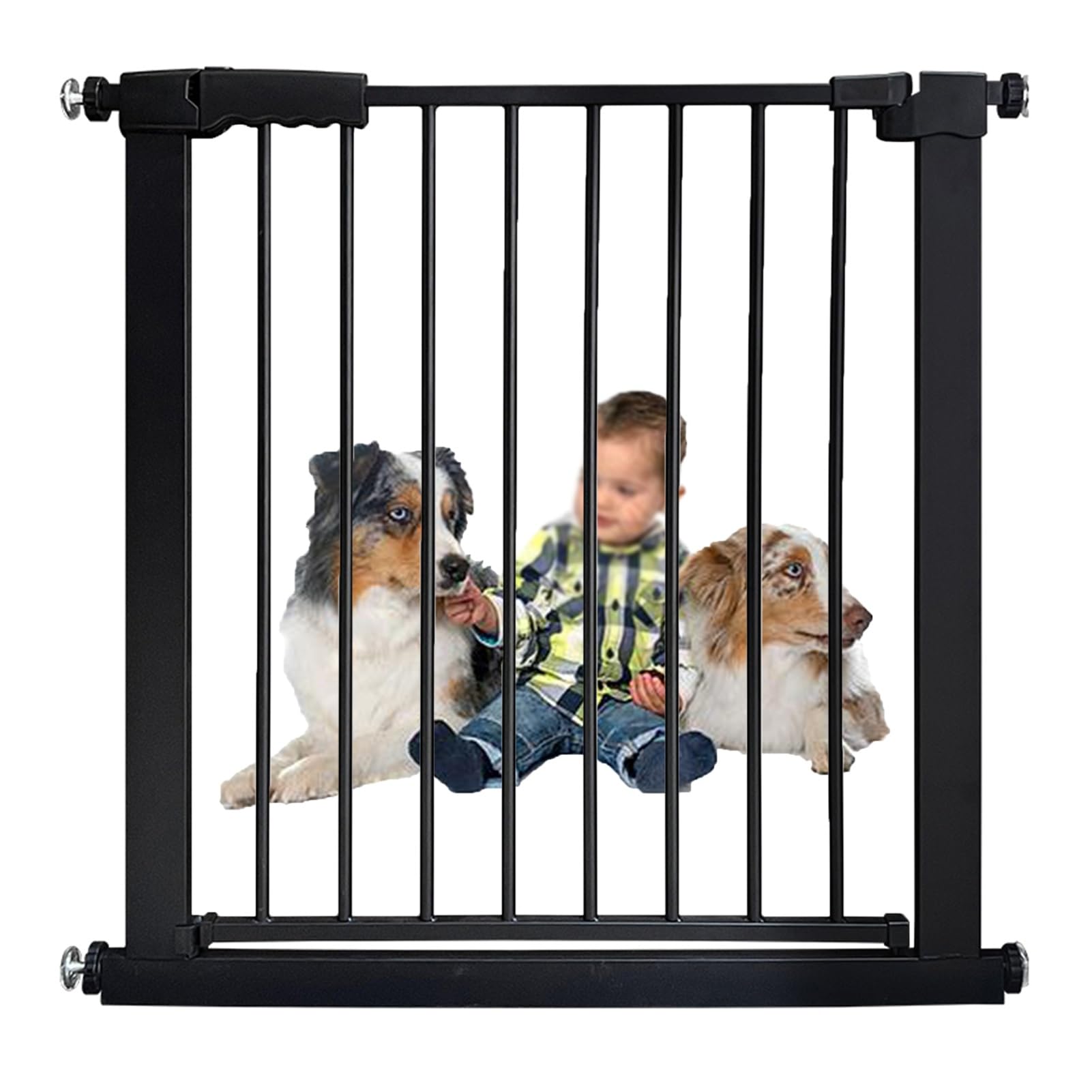 Barrière de sécurité à ajustement par pression pour protéger bébé dans l'escalier