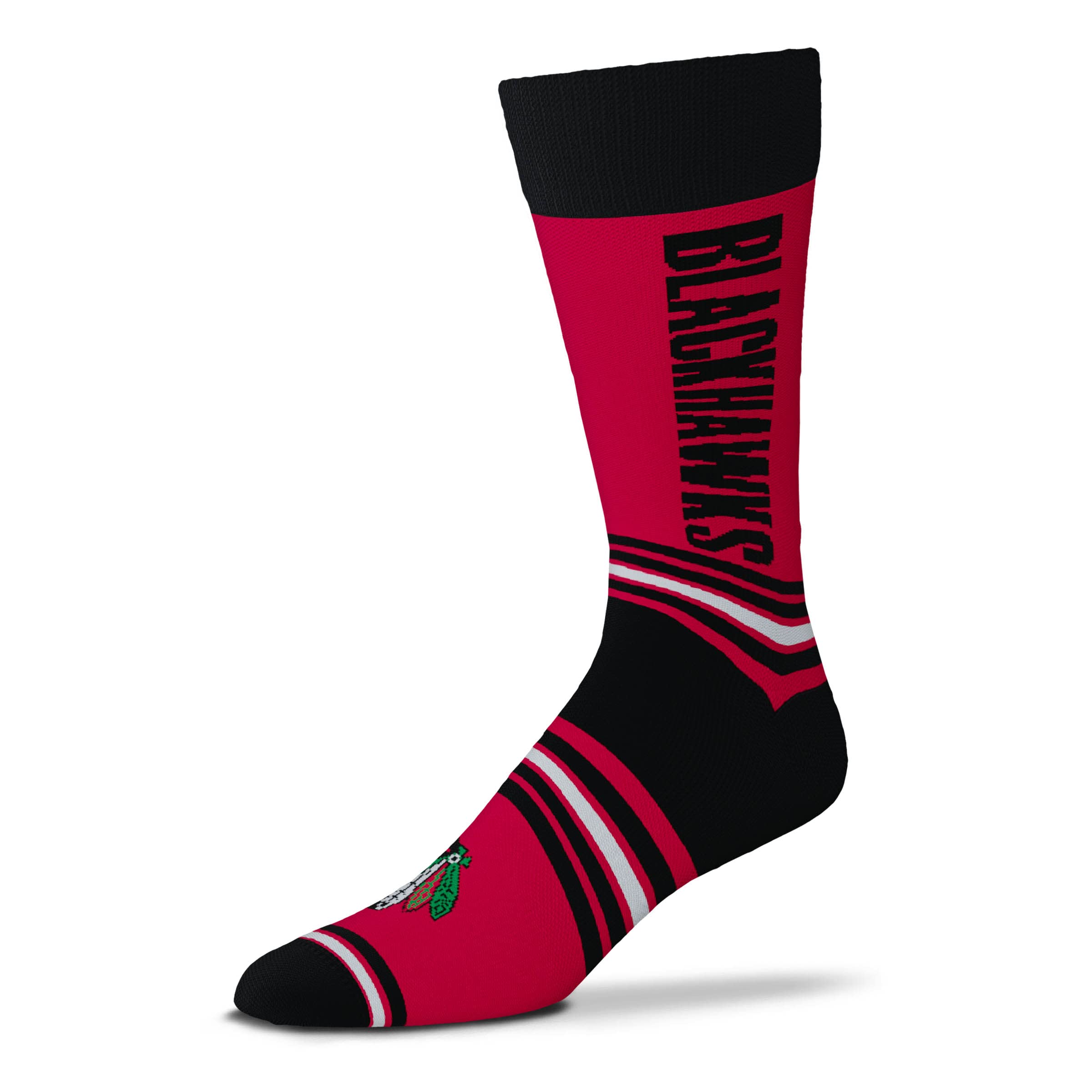 For Bare Feet Men's NHL Argyle Lineup Crew Dress Socks-1 Size Fits Most