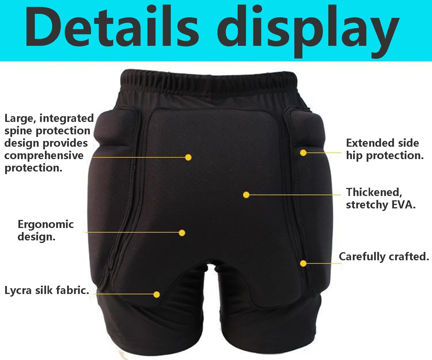 Protection des Hanches pour Personnes Âgées, Protection des Hanche Et du Coccyx pour Personnes À Mobilité Réduite, Voyages en Toute Sécurité, Protection Contre Les Chutes XL(Waist 78-88CM)