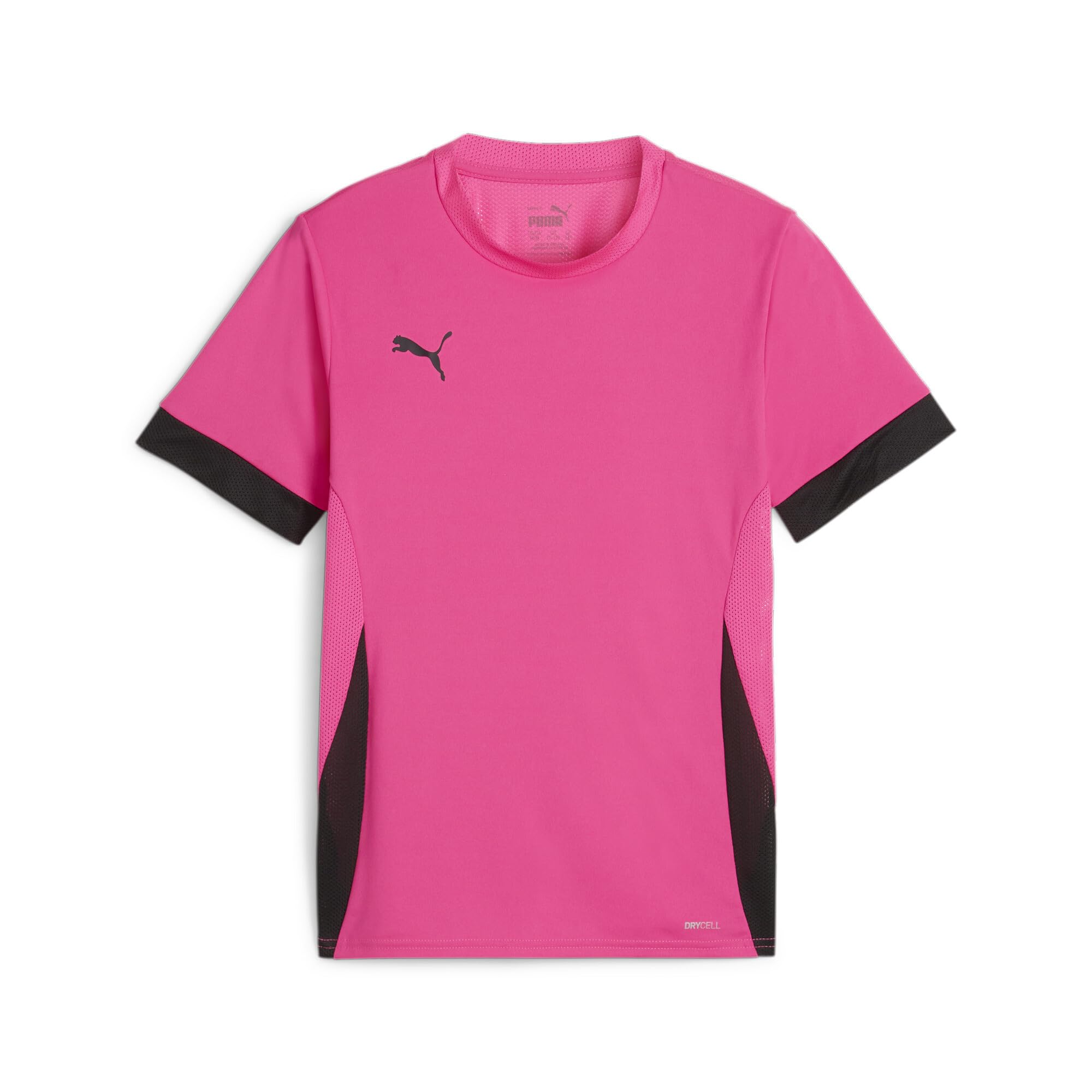 PUMA Unisex Teamgoal Matchday Jersey Jr Football Shirt, Fluro Pink PES-puma Black-puma Black, 116 EU