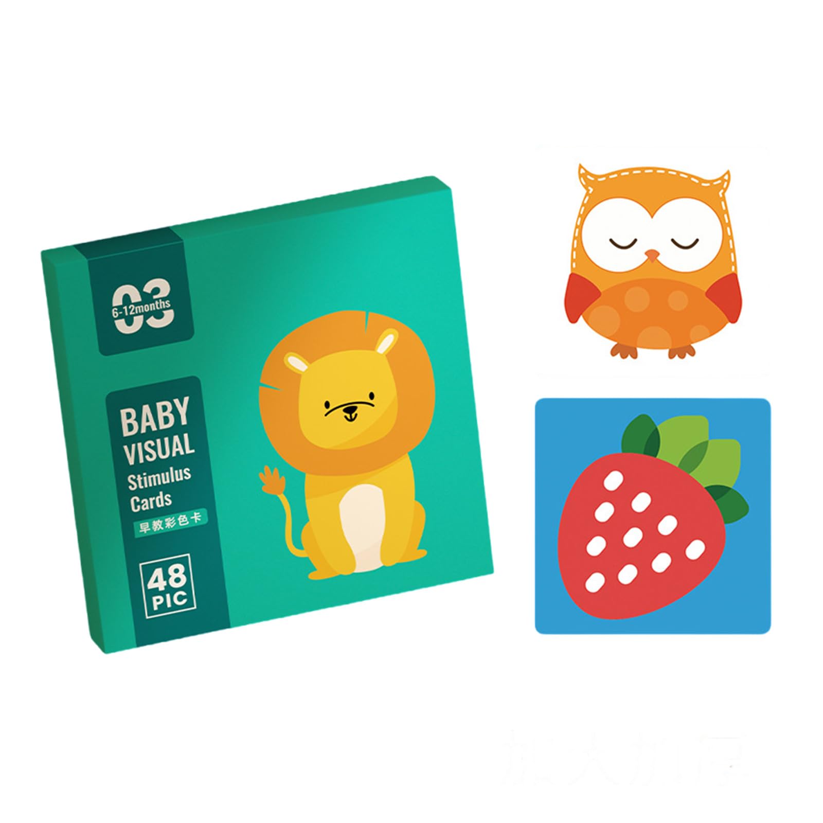 Contrast Baby Cards for Newborn Visual Stimulation Sensory Toy Black and White Flashcards Sensory Cards Baby