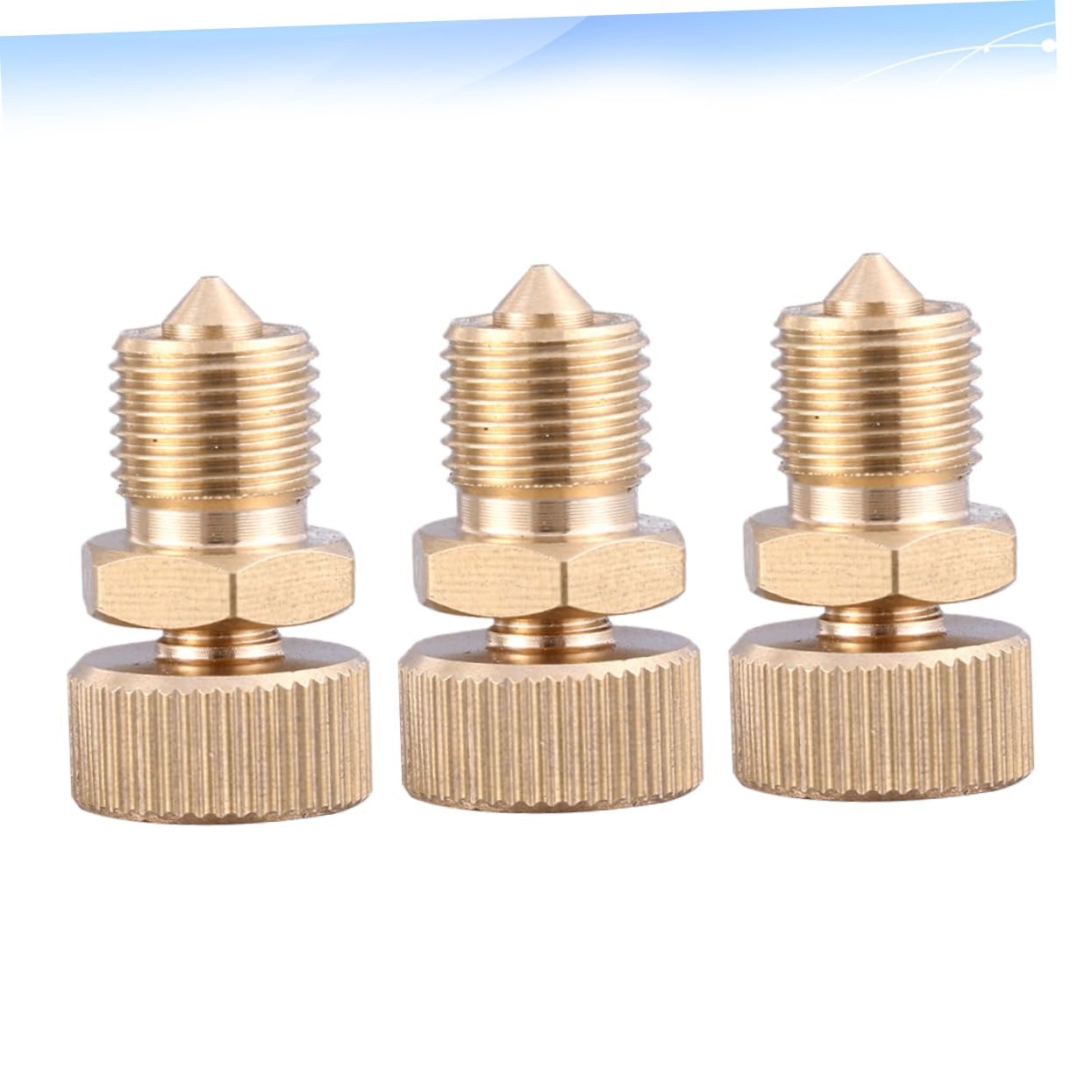 6pcs Copper Safety Bleeder Valve Pressure Release Bleeder for High Pump Accessories