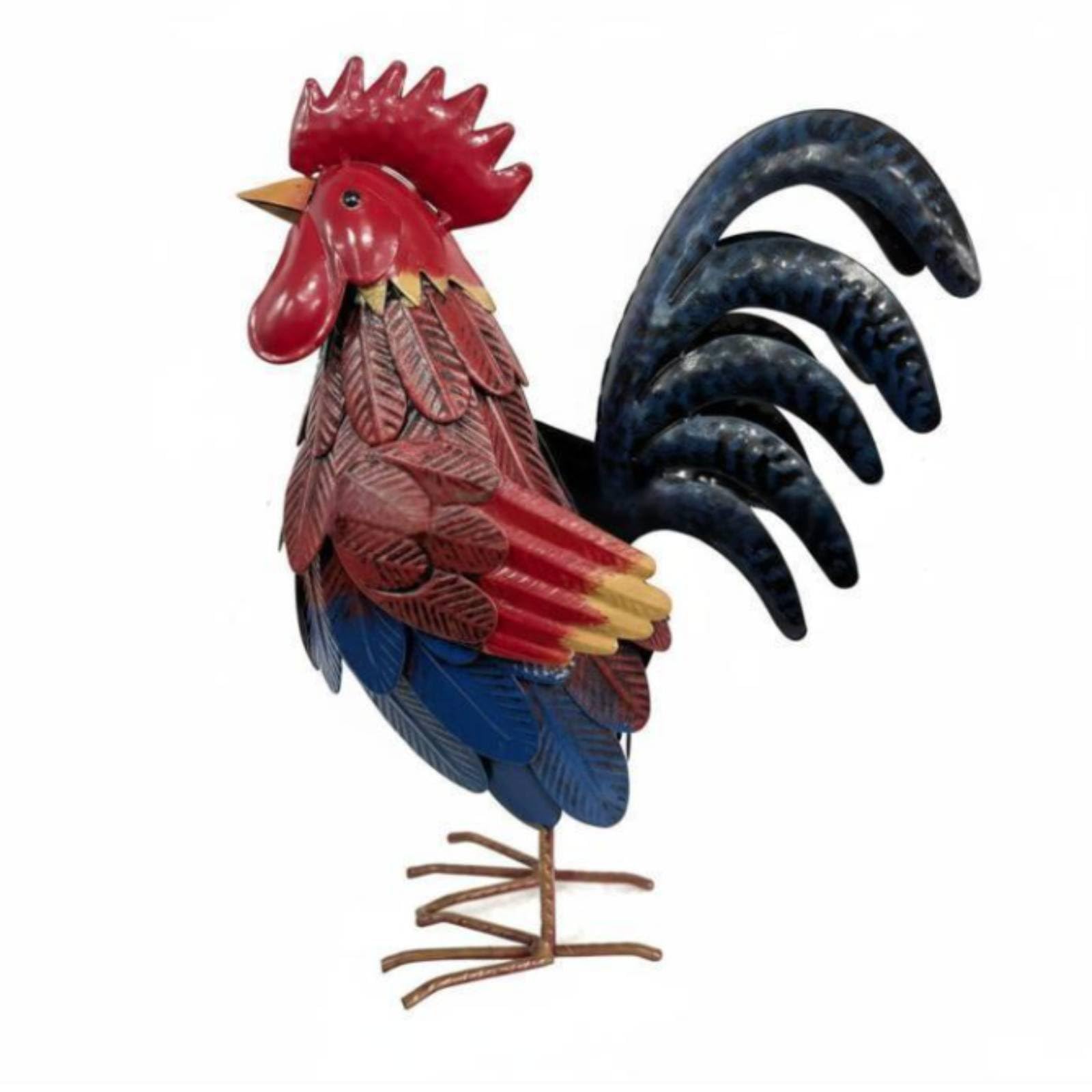 Coq en fer forgé et métal : l'esprit de la campagne française dans votre jardin