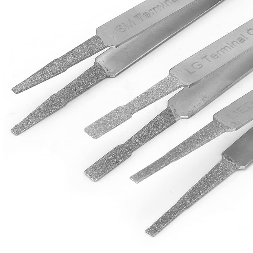 Tiardey Terminal Cleaning Tools Terminal Cleaner Set Hand Tools 3 Piece Terminal Cleaner Set Auto Repair Hardware Tools For Small Electrical Spade Pin Connectors - Image 4