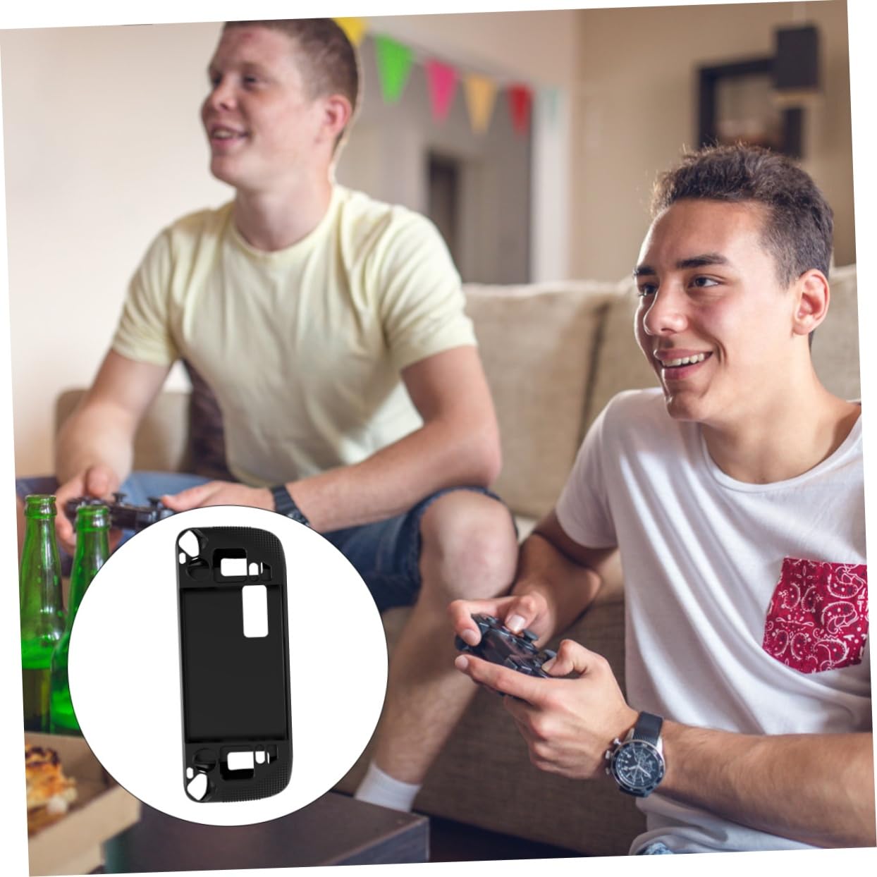 UKCOCO 3stücke Game Machine Protector Rutschfeste Silikon-schutzhülle Für Stoßfestes Design Ergonomisch Für Langen Spielkomfort Schützt Vor Kratzern Und Fingerabdrücken