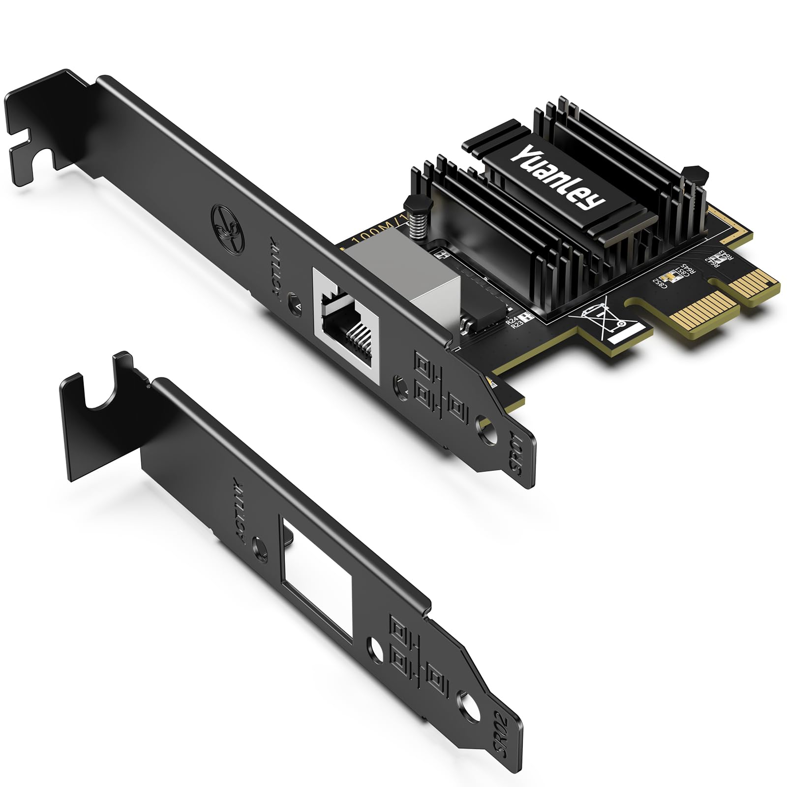 Amazon.com: 5Gb PCIe Network Card, YuanLey 5G Base-T PCI Express